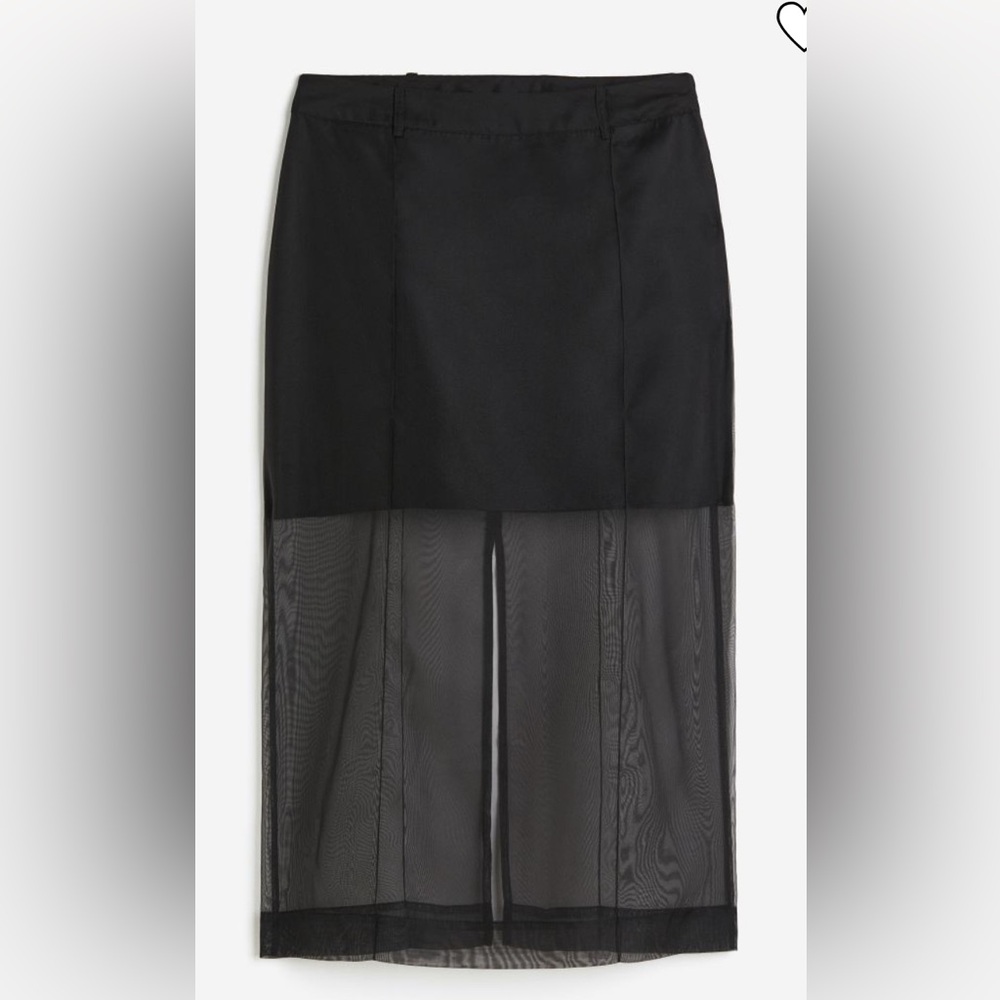 Sheer Pencil Skirt